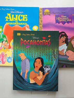 Disney BIG Golden Books Hardback 90's